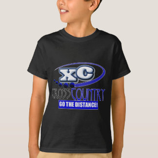 XCクロス・カントリーは間隔行きます! Tシャツ