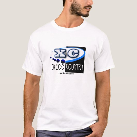 XCクロス・カントリー-間隔は行きます- Tシャツ (正面)