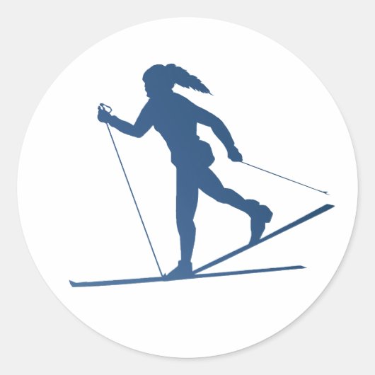 XCステッカー ラウンドシール (正面)