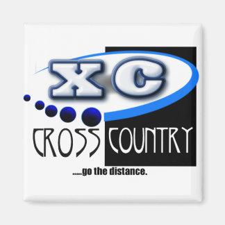 XCモットー – 距離を移動 – CROSS COUNTRY マグネット