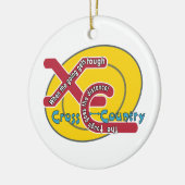 XC堅いモットー-クロス・カントリー セラミックオーナメント (左)