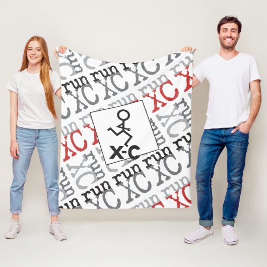 XC走 – クロスカントリー走ズ フリースブランケット (インサイチュ)