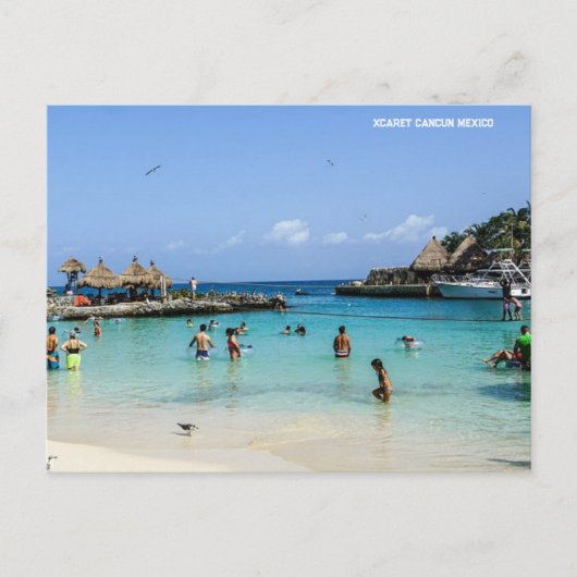 Xcaretカンクンメキシコ シーズンポストカード (正面)