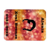 Xcelブロンズ体操 マグネット (横)