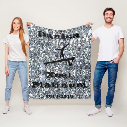 Xcelプラチナムジムティックスカスタムフリースブランケット フリースブランケット (インサイチュ)