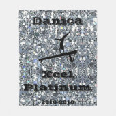 Xcelプラチナムジムティックスカスタムフリースブランケット フリースブランケット (正面)