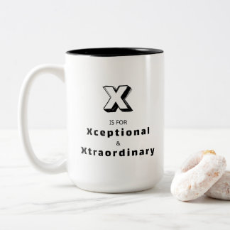 Xceptional & Xtraordinary X - オーダーメイド高級品 ツートーンマグカップ