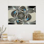 xChrome – フラクタル ポスター (キッチン)