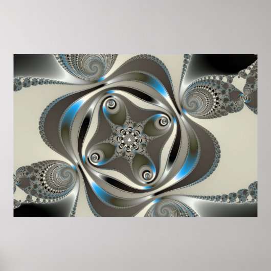 xChrome – フラクタル ポスター (正面)