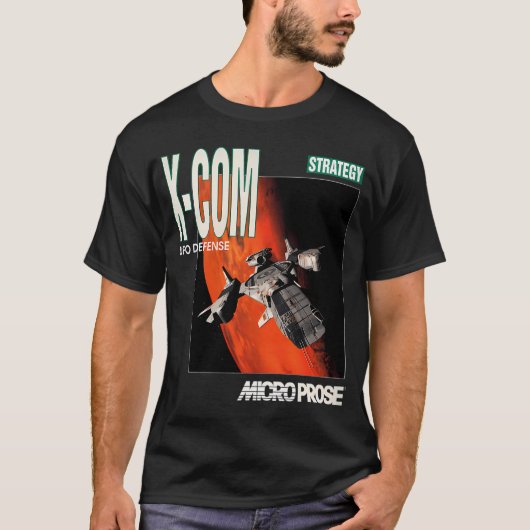 Xcom UFO ディフェンス クラシック Tシャツ (正面)