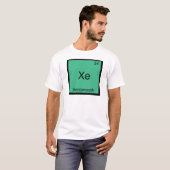 Xe - エイリアン 化学元素記号Tシャツ Tシャツ (正面フル)