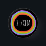 XE/XEM代名詞レインボーカラフルサークルブラック 缶バッジ<br><div class="desc">飾このボタンでカッコいいの服装。ギフト素晴らしを!そこカスタマイズで文字も追加。私の店にもっと色や柄をチェックしなさい!お前ももし何か欲しいカスタムって。</div>