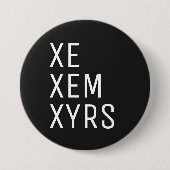 Xe Xem Xyrs代名詞 缶バッジ (正面)