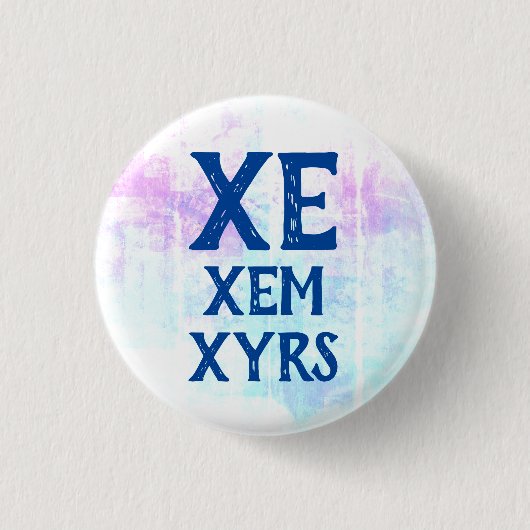 Xe Xem Xyrs 代名詞 缶バッジ (正面)