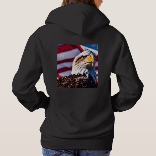 Xen Bald Eagle Hoodie パーカ (裏面)