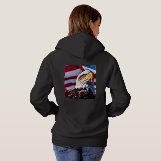 Xen Bald Eagle Hoodie パーカ (裏面フル)