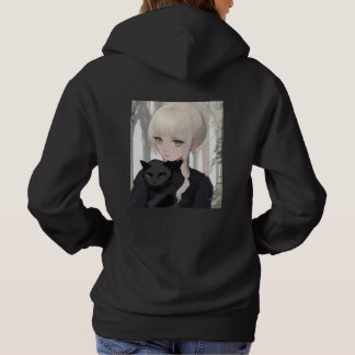 Xen Black Cat Hoodie パーカ