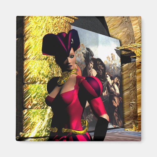 XENIAがHYPERIONのオービターを探索 マグネット (正面)