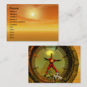 XENIA VS TITAN IN THE DESERT OF HYPERION 名刺 (正面/裏面)