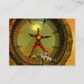 XENIA VS TITAN IN THE DESERT OF HYPERION 名刺 (裏面)