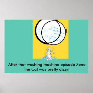 xeno pg 5041コピー，その洗濯機の後… ポスター