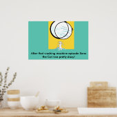 xeno pg 5041コピー,その洗濯機の後… ポスター (キッチン)