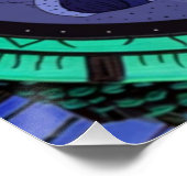 Xenomulゲートウェイ超現実光沢ポスター ポスター (コーナー)