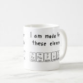 Xenophon周期テーブル名mug コーヒーマグカップ (正面右)