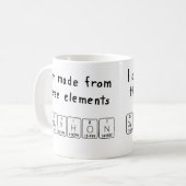 Xenophon周期テーブル名mug コーヒーマグカップ (正面左)