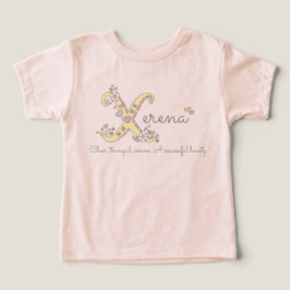 Xerena girls name意味Xモノグラムベビーアパレル