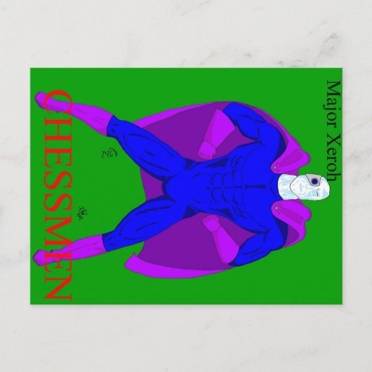 Xerohの専攻のな郵便はがき ポストカード (正面)