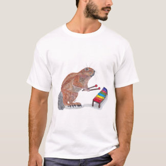 XERUS PLAYING THE XYLOPHONE  Tシャツ