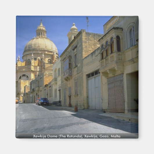 Xewkija Dome (The Rotunda)、Xewkija、Gozo、Malta マグネット (正面)