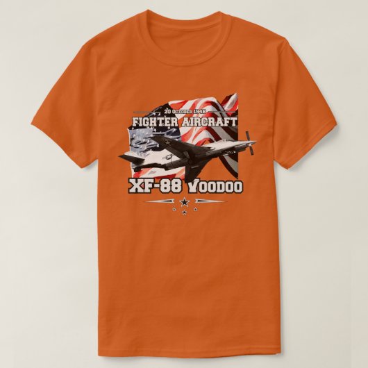 XF88 Voo戦闘機 Tシャツ (デザイン正面)