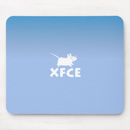 Xfce DE Blue マウスパッド (正面)