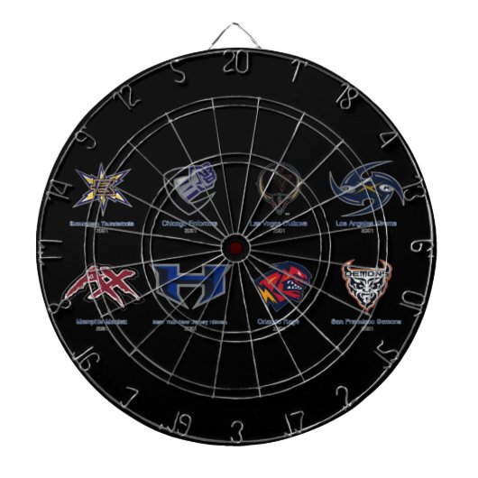 XFL フットボール ダーツボード (正面)