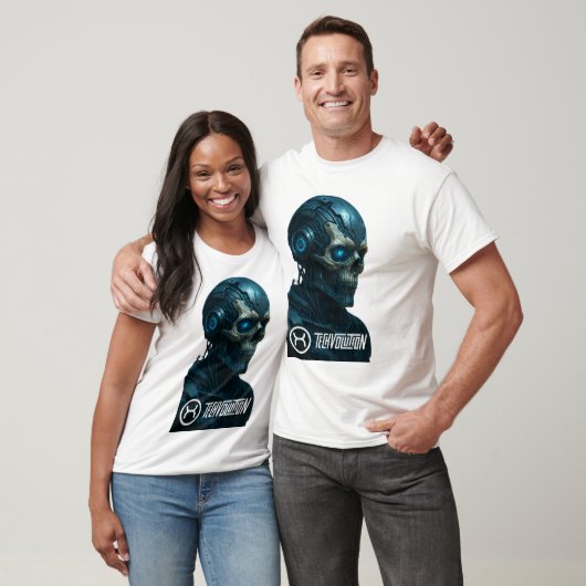 Xhuman TechVolutionサイバネティクス Tシャツ (ユニセックス)