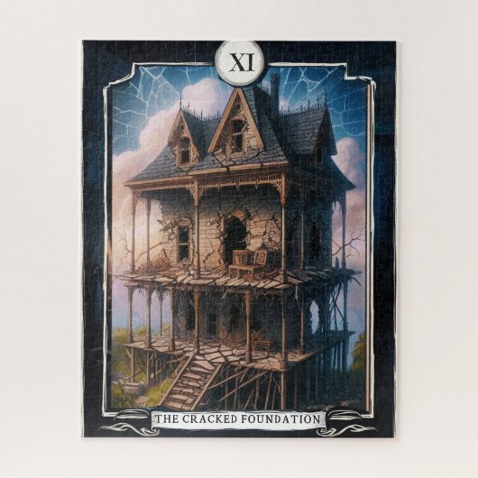 XIひび割れた基礎 – 秘密に基づいて構築タロット ジグソーパズル (縦)