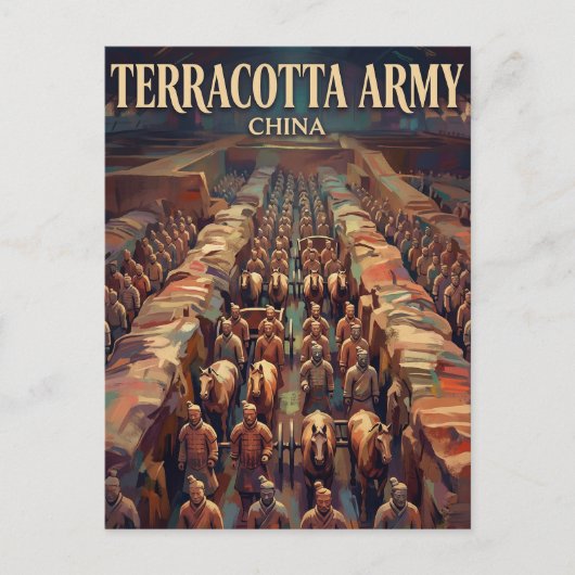 Xi'an Terracotta Army China ポストカード (正面)