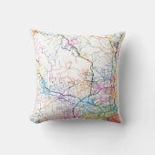 Xianyang China City Map クッション (正面)