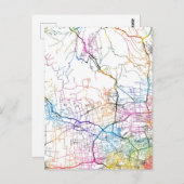 Xianyang China City Map ポストカード (正面/裏面)