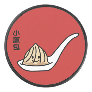 Xiaolongbao中国のなスープゆで団子の点心のパン アイスホッケーパック