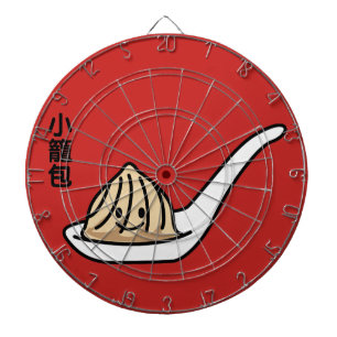 Xiaolongbao中国のなスープゆで団子の点心のパン ダーツボード
