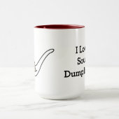 Xiaolongbao中国のなスープゆで団子の点心のパン マグカップ (中央)