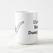 Xiaolongbao中国のなスープゆで団子の点心のパン モーフィングマグカップ (中央)