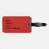 Xiaolongbao中国のなスープゆで団子の点心のパン ラゲッジタグ (裏面横)