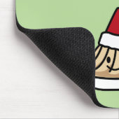 Xiaolongbao中国のなスープゆで団子の点心サンタ マウスパッド (コーナー)