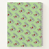 Xiaolongbao中国のなスープゆで団子の点心サンタHa ノートブック (裏面)