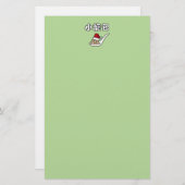 Xiaolongbao中国のなスープゆで団子の点心サンタHa 便箋 (正面/裏面)