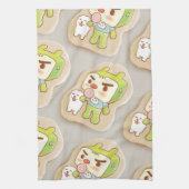XiaoTieJunアイシングクッキー キッチンタオル (縦)